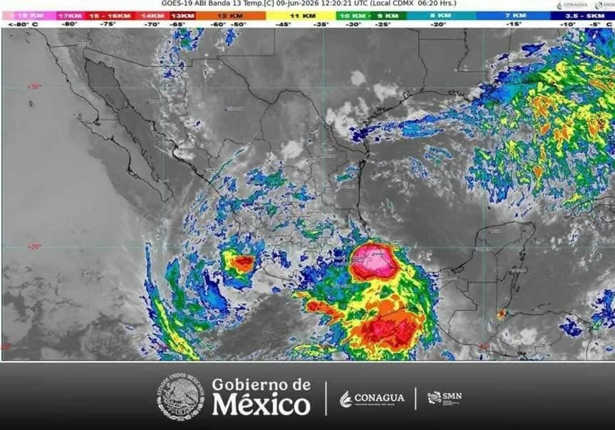 tormenta tropical "Boris" toca tierra entre Oaxaca y Guerrero; se prevén lluvias muy fuertes