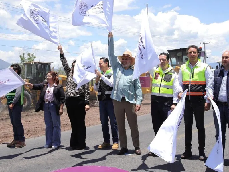 Hito de infraestructura en Zamora, arranca Bedolla construcción de primer paso elevado en La Rinconada