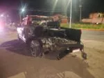 Aparatoso accidente deja a cuatro agentes municipales lesionadas en Hidalgo, Michoacán