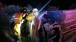 Aparatoso accidente en Atapaneo deja a dos personas lesionadas