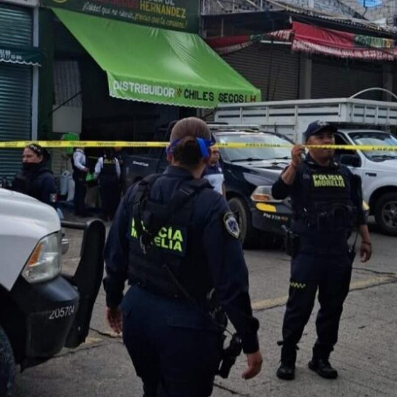 Asalto en una tienda al interior de la Central de Abastos en Morelia deja a una mujer lesionada