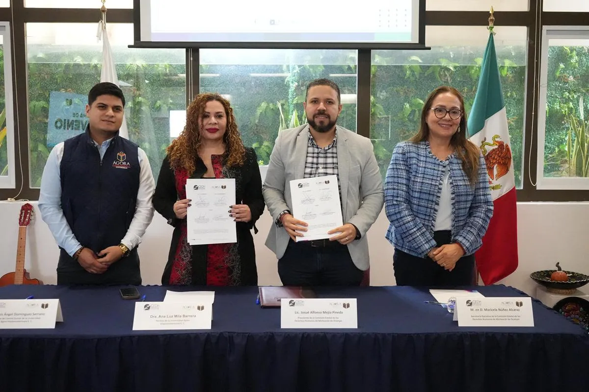 CEDH Universidad Ágora alianza educación derechos humanos