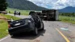 Choque frontal en la carretera Uruapan–Paracho deja dos personas fallecidas