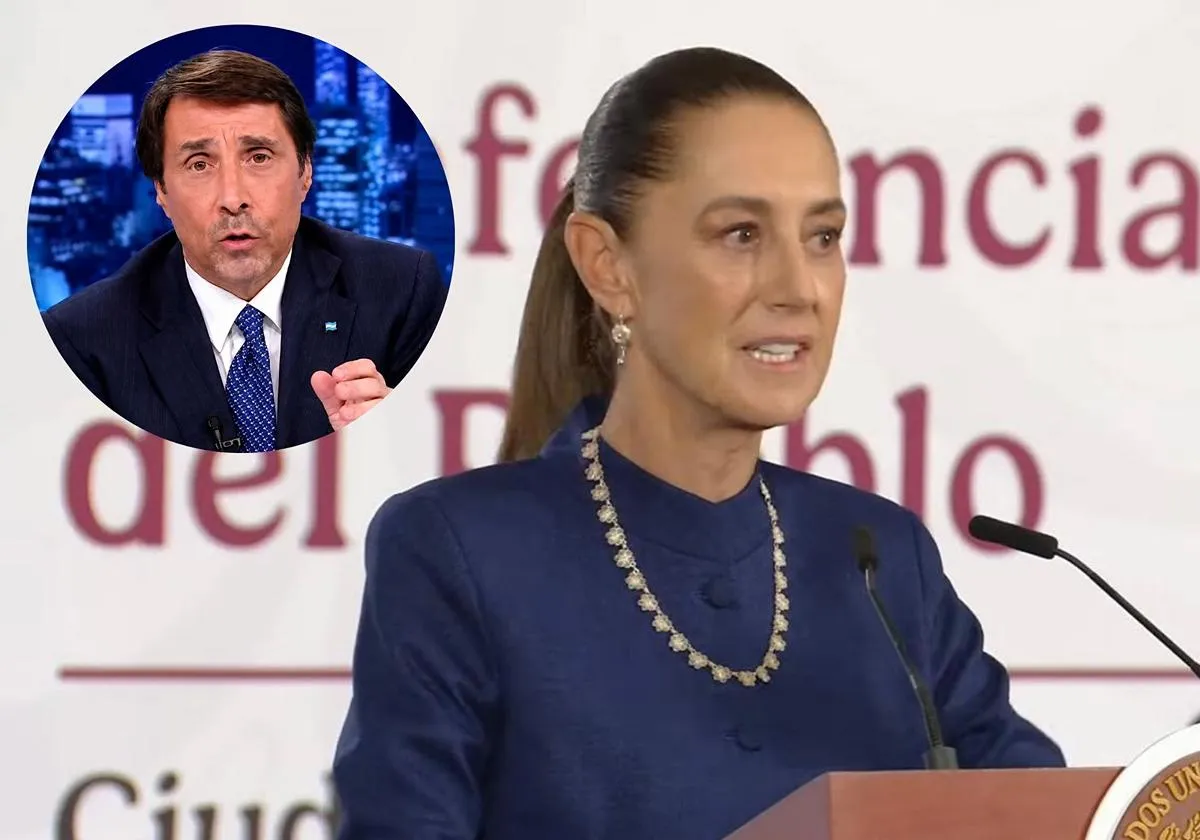 Claudia Sheinbaum arremete contra periodista argentino tras pedir disculpas por insultos a mexicanos