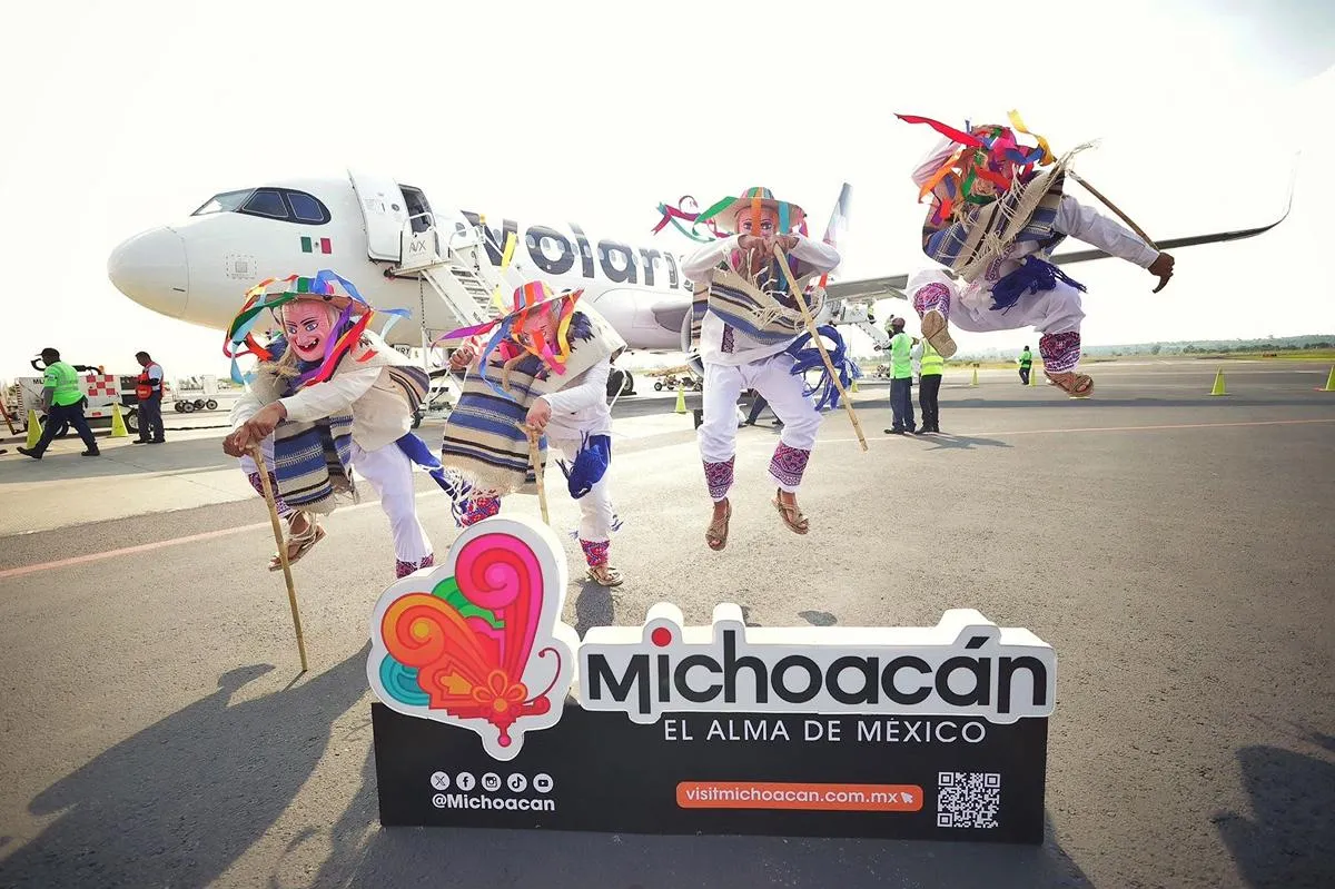 conexiones aéreas Michoacán turismo cultura