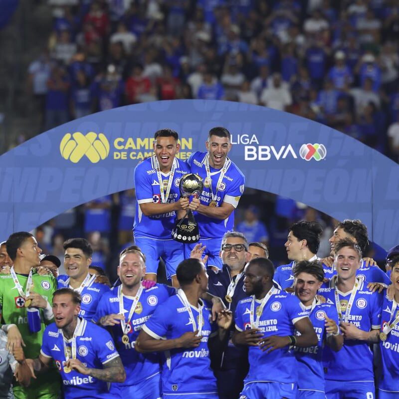 Cruz Azul vence 3-1 al Toluca y conquista el Campeón de Campeones 2026