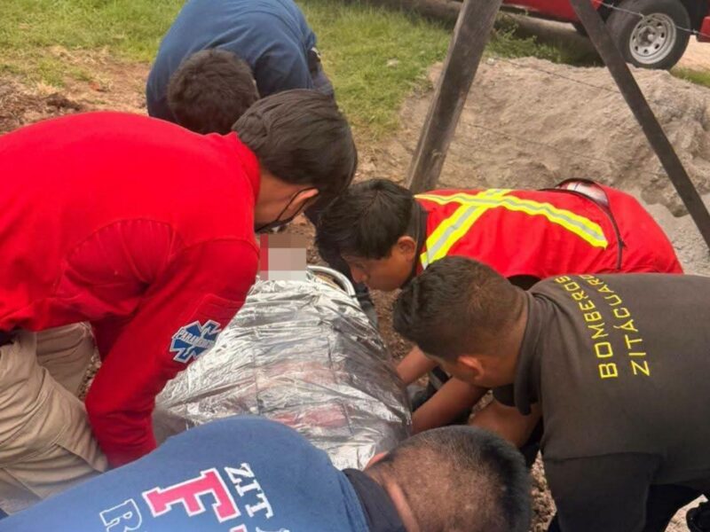 Descarga eléctrica trabajador construcción Zitácuaro