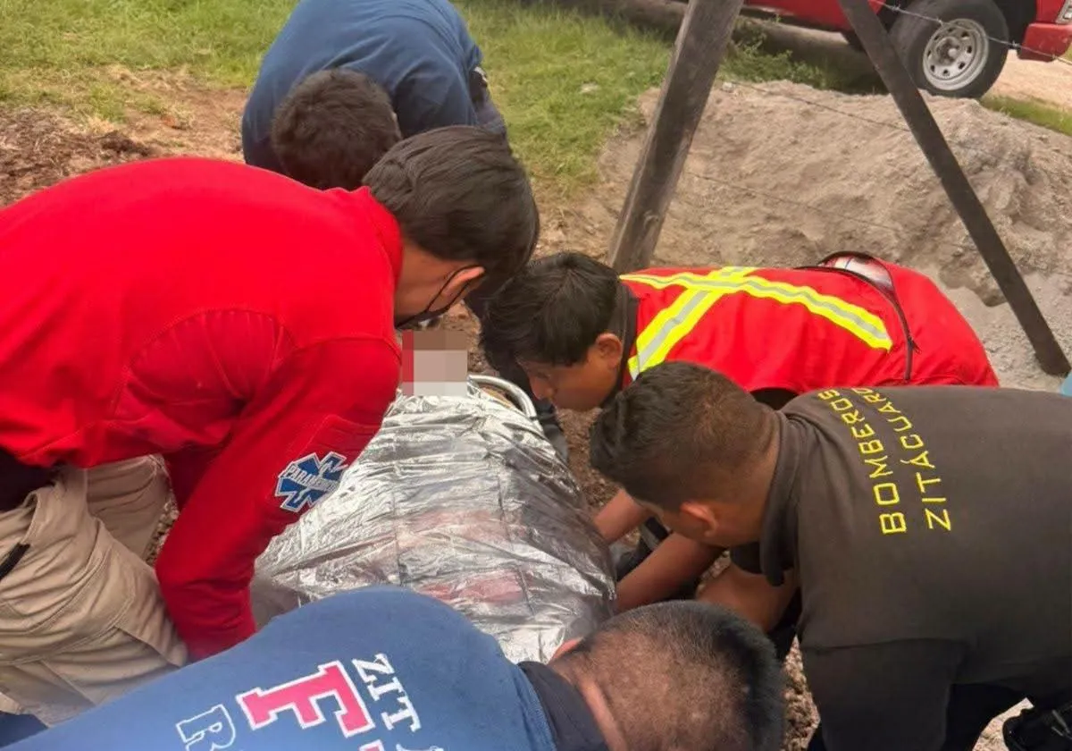 Descarga eléctrica trabajador construcción Zitácuaro