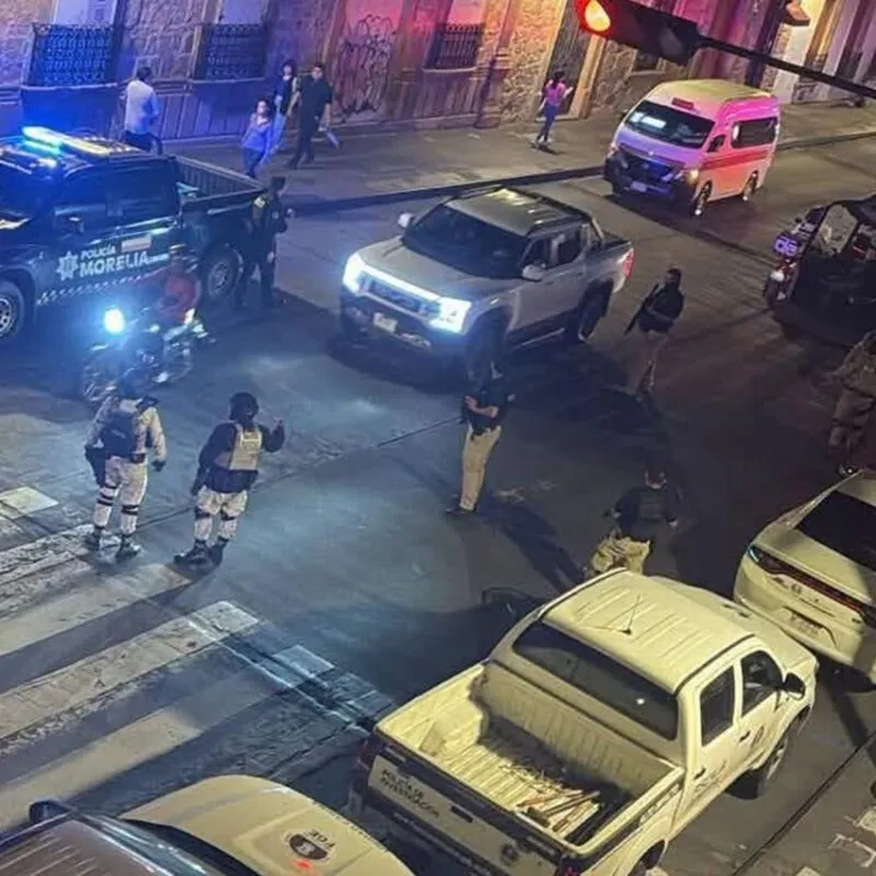 Despliegan operativo en el Centro Histórico de Morelia; aseguran máquinas tragamonedas