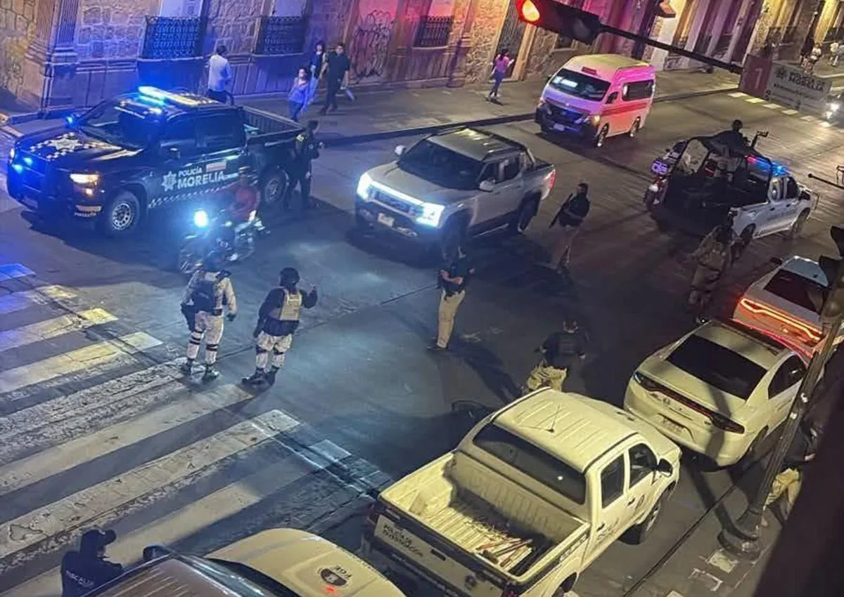 Despliegan operativo en el Centro Histórico de Morelia; aseguran máquinas tragamonedas