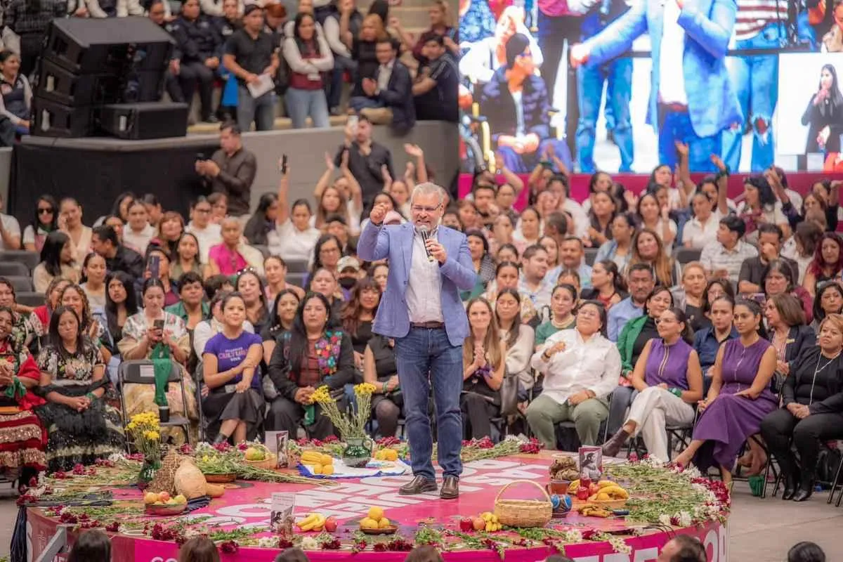 Destaca Bedolla liderazgo de las mujeres en la vida pública de Michoacán