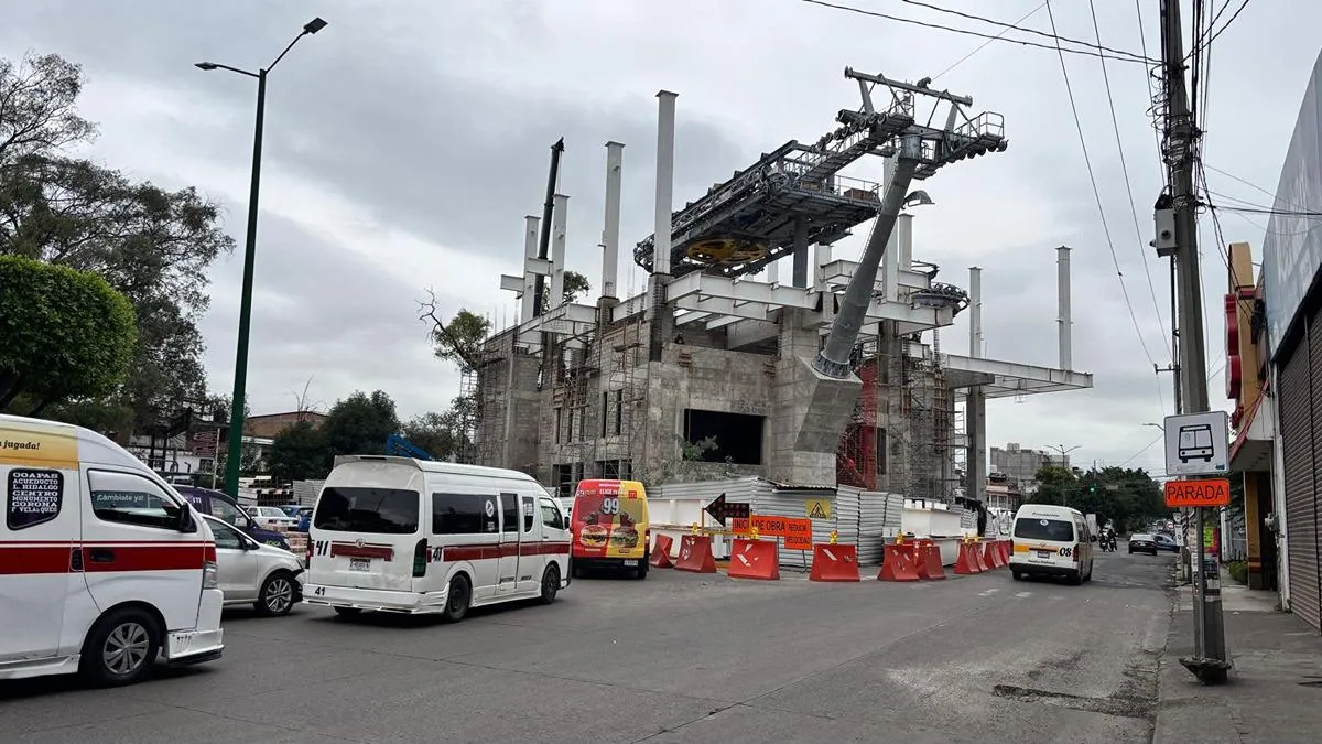 Desvíos viales en el Monumento por obras del teleférico en Morelia; conoce los cierres temporales