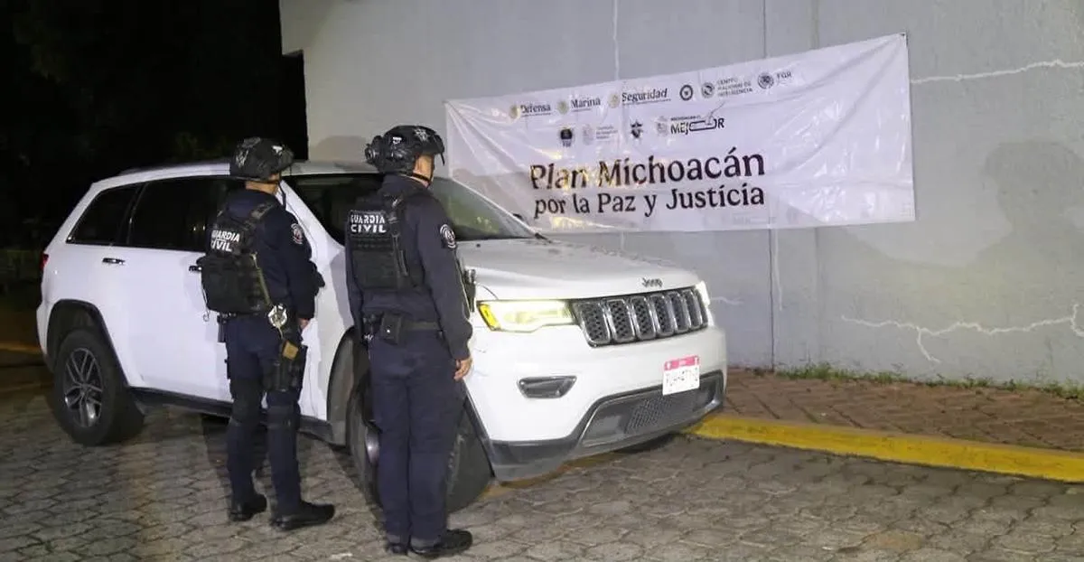detenciones camioneta con reporte de robo Cuitzeo