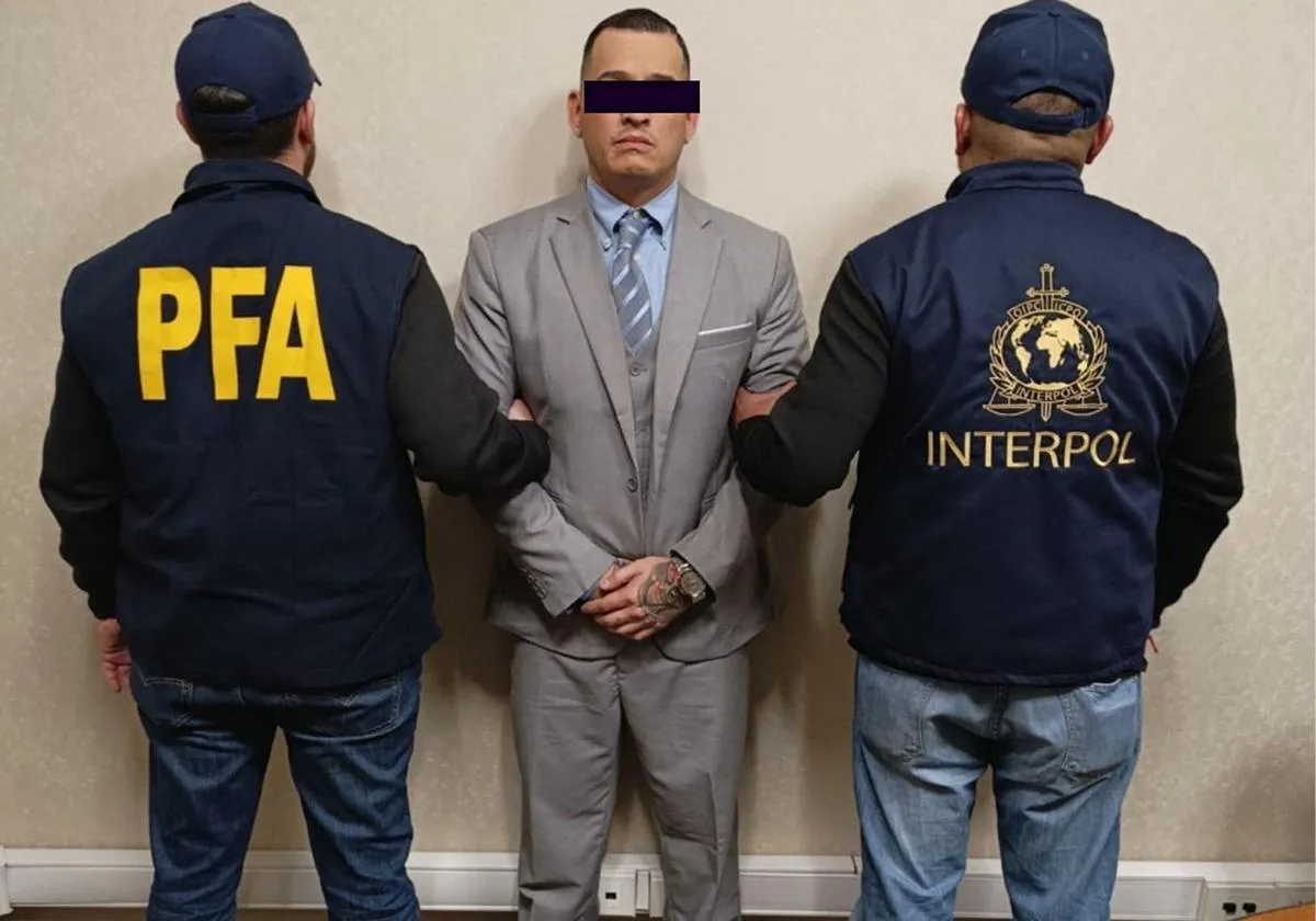 Detienen en Argentina a un mexicano señalado de narcotráfico en EU; será extraditado