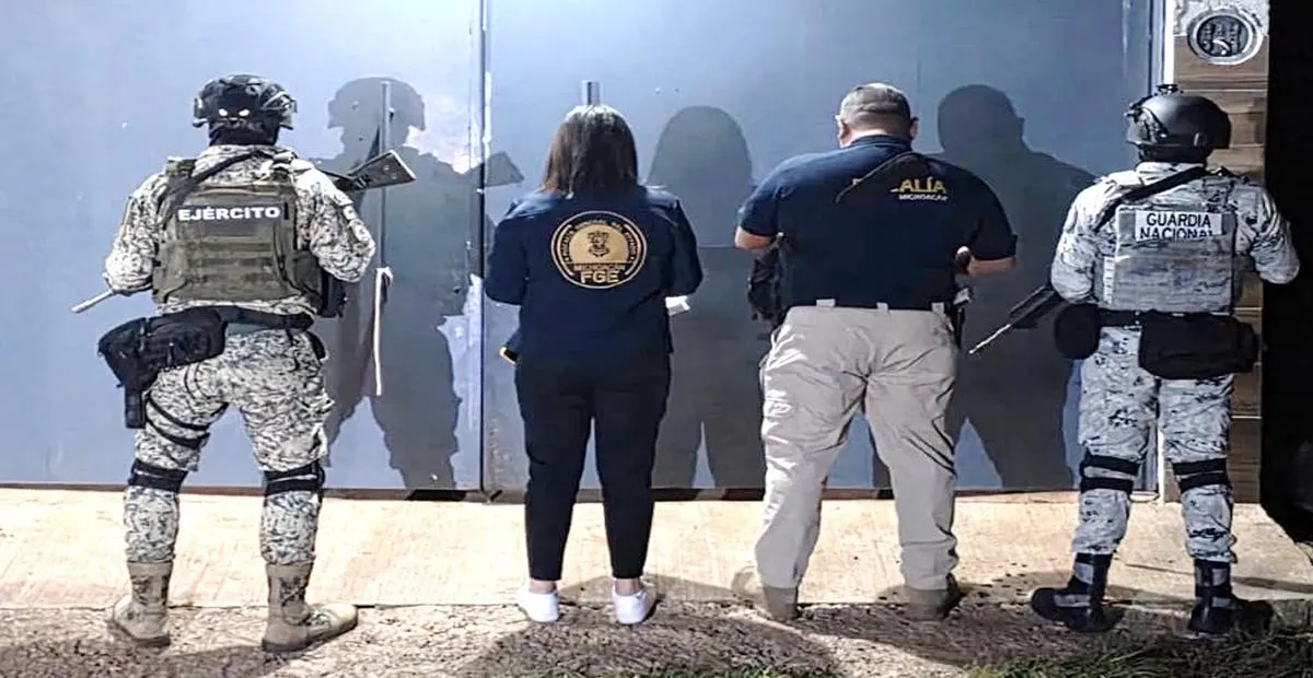 Durante cateo en el oriente de Michoacán a un hombre presuntamente relacionado con un grupo delictivo