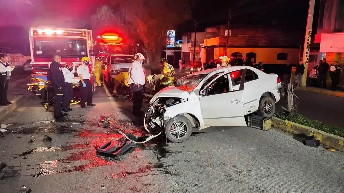 El conductor de un vehículo resultó lesionado tras accidente ocurrido en Morelia