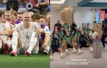 Haaland reacciona al festejo vikingo de México