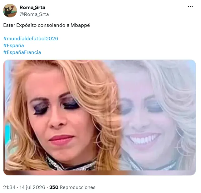 Ester Expósito se vuelve viral tras la derrota de Francia-3
