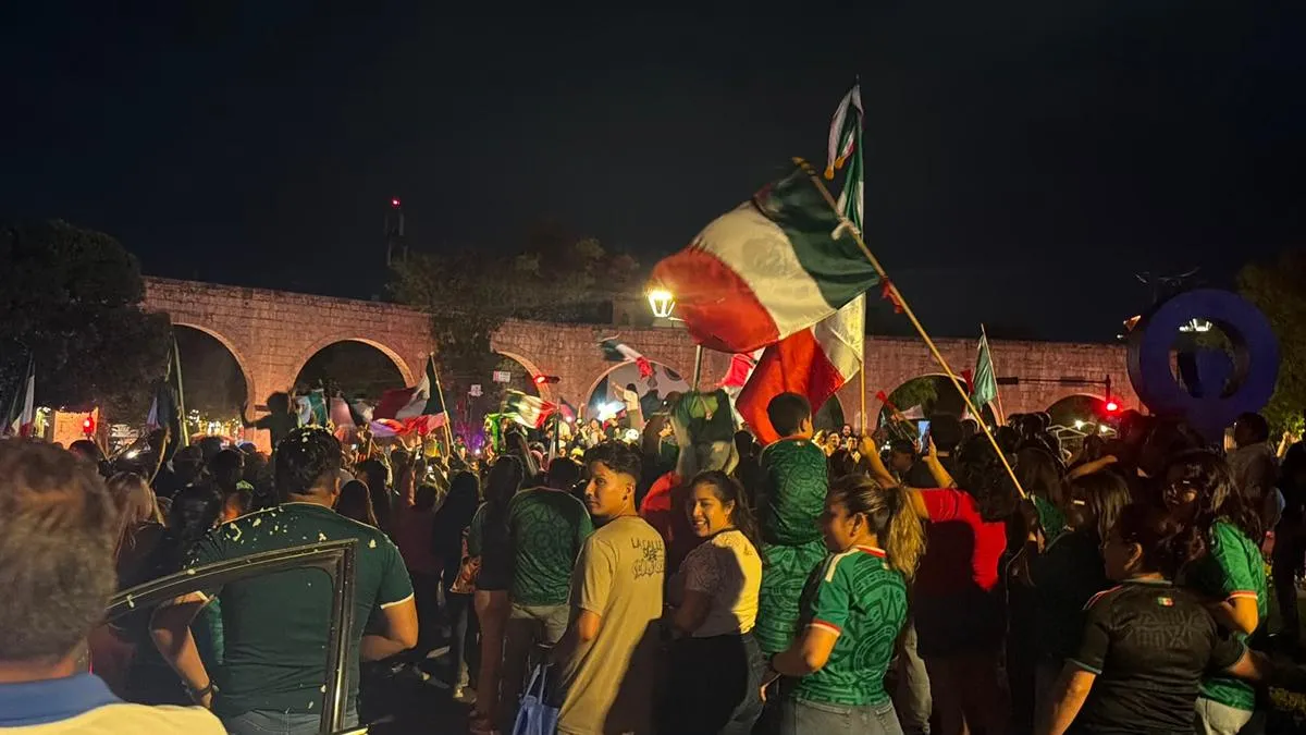 Festejo mundialista de México en Morelia deja 6 detenidos y 25 vehículos al corralón