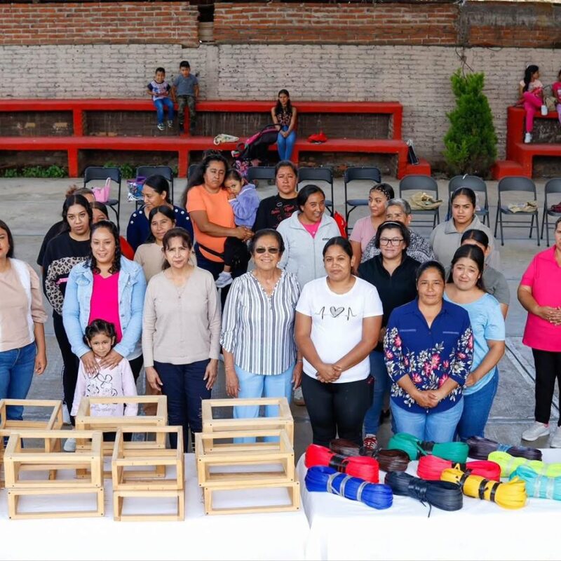 Impulsa Gobierno de Zacapu el autoempleo y desarrollo de las mujeres con nuevos talleres en comunidades
