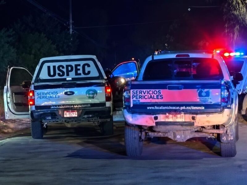 Hallan a dos hombres sin vida con impactos de bala en Morelia