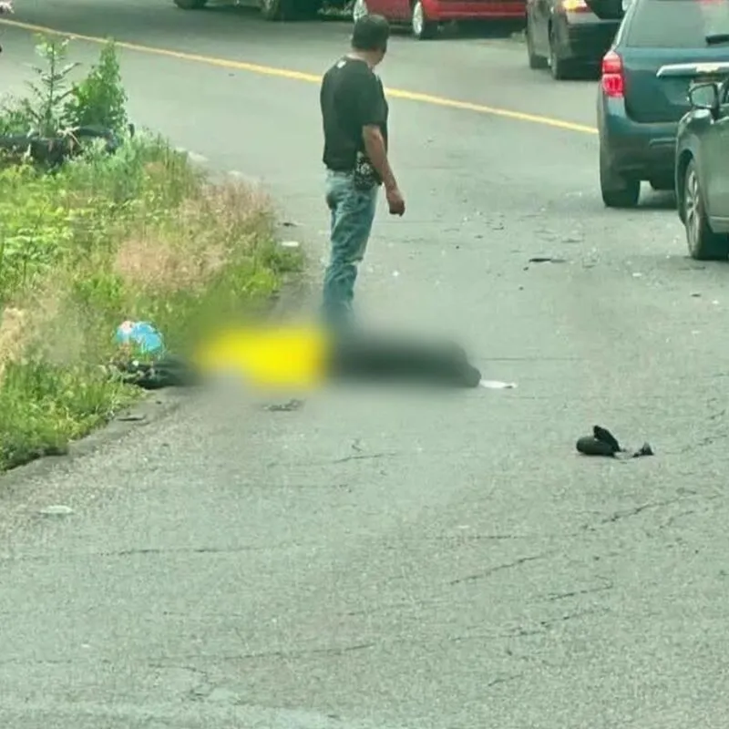 Identifican a la mujer que perdió la vida tras ser atropellada en la Uruapan-Pátzcuaro