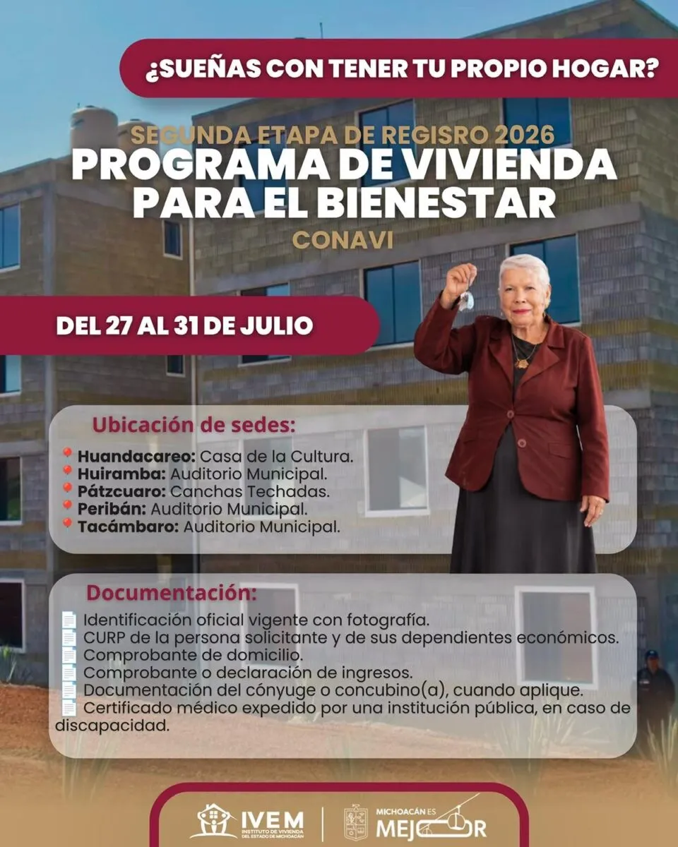 Inicia segunda etapa del registro de Vivienda para el Bienestar; conoce sedes, fechas y requisitos-1