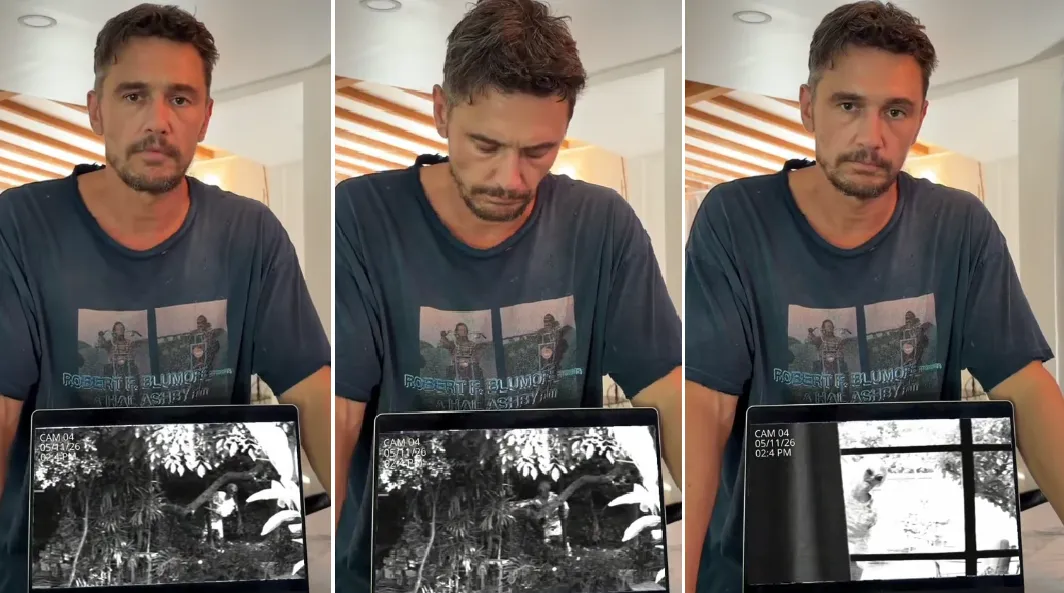 James Franco publica video de un supuesto “extraterrestre” en su casa