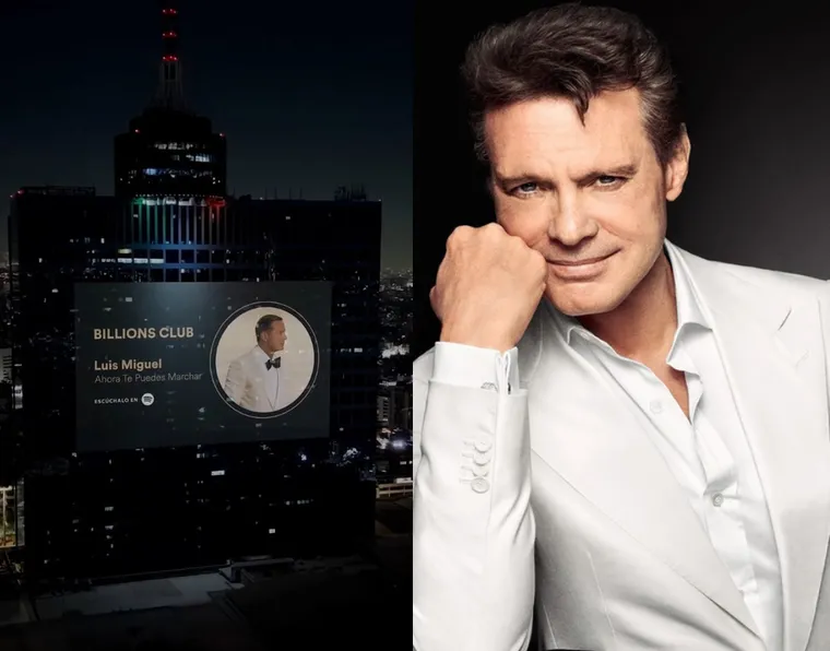 Luis Miguel entra al Billions Club de Spotify