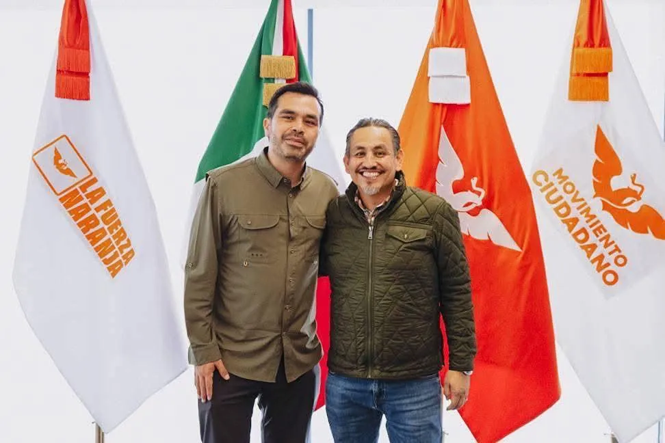 Movimiento Ciudadano se fortalece en Michoacán; Víctor Manríquez se reúne con Jorge Álvarez Máynez