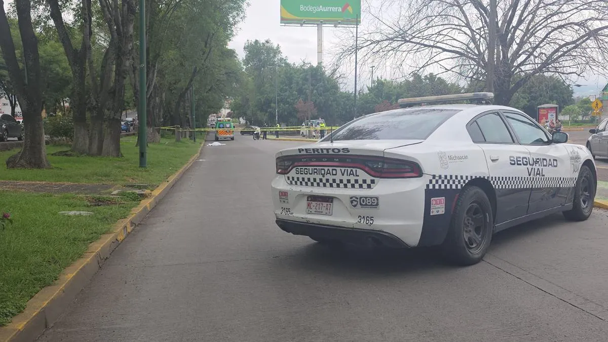 Muere mujer de la tercera edad al caer cuando intentaba cruzar la Madero Poniente en Morelia