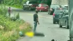 Muere peatón tras ser atropellado en la carretera libre Pátzcuaro-Uruapan