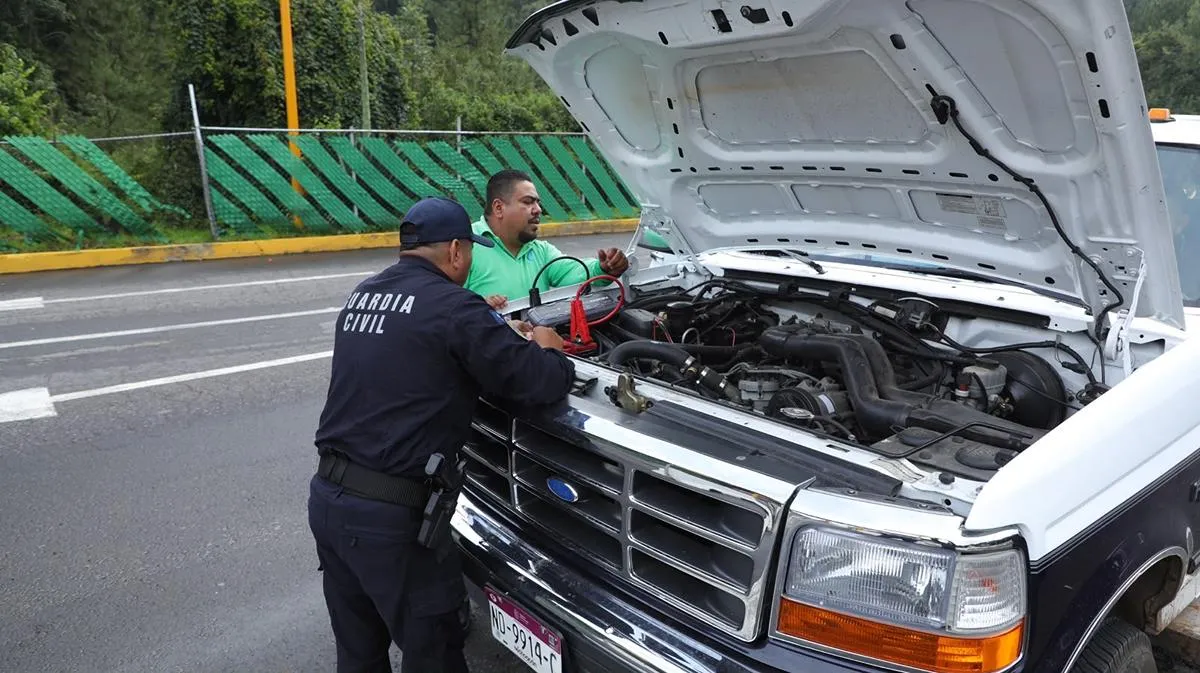¿Necesitas ayuda en carretera? Guardianes del Camino brindan auxilio a través del 911 y WhatsApp-2
