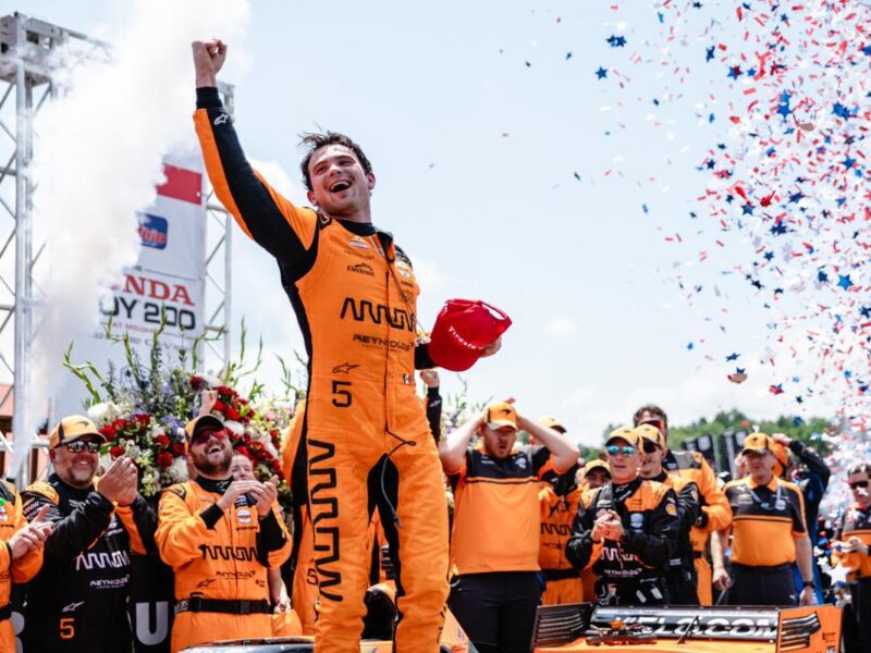 Pato O’Ward se sube al domingo mexicano y gana la Indy Car de Mid-Ohio