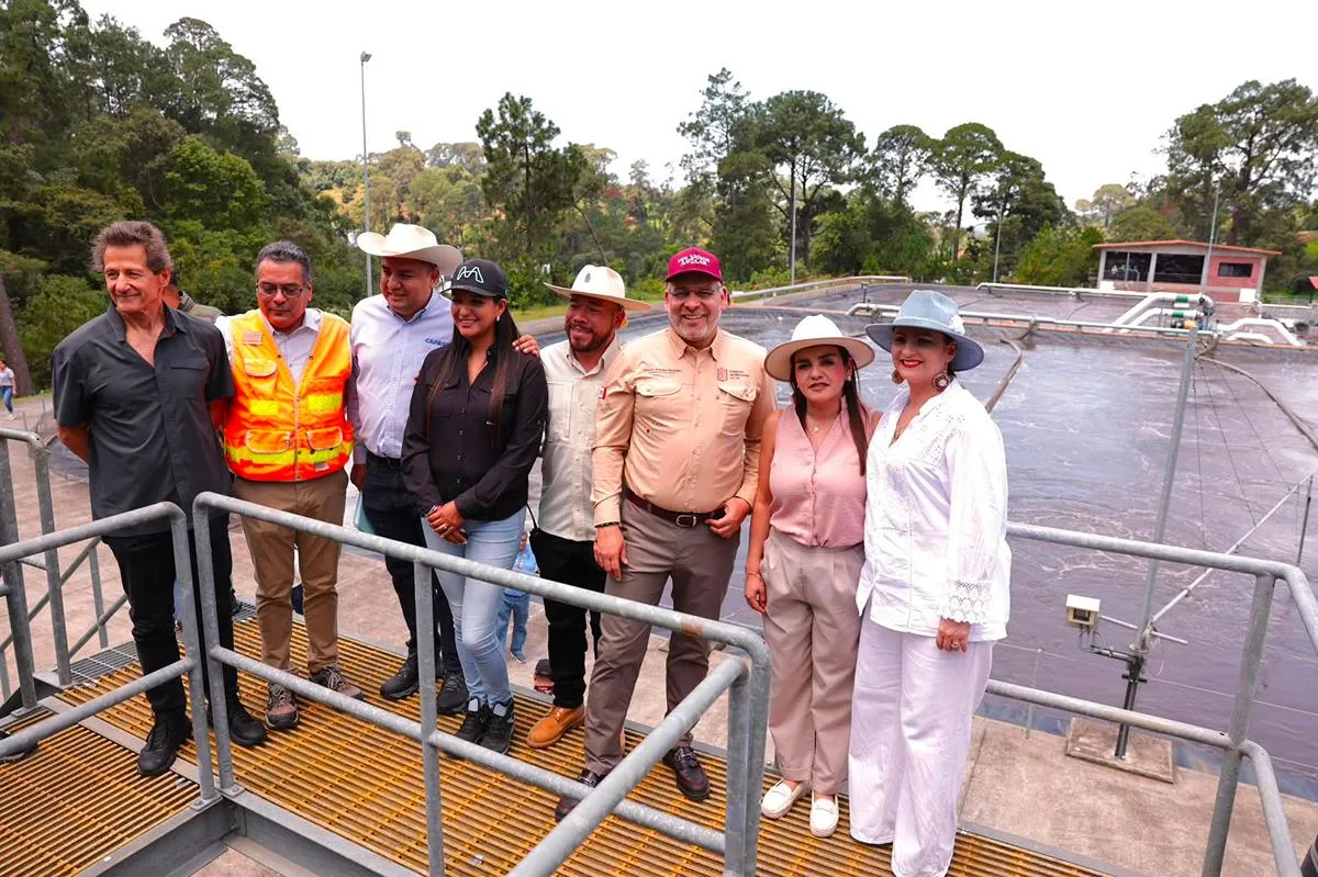 Planta “San Antonio” transforma el saneamiento en Uruapan; trata 82 % de las aguas residuales: Bedolla-1