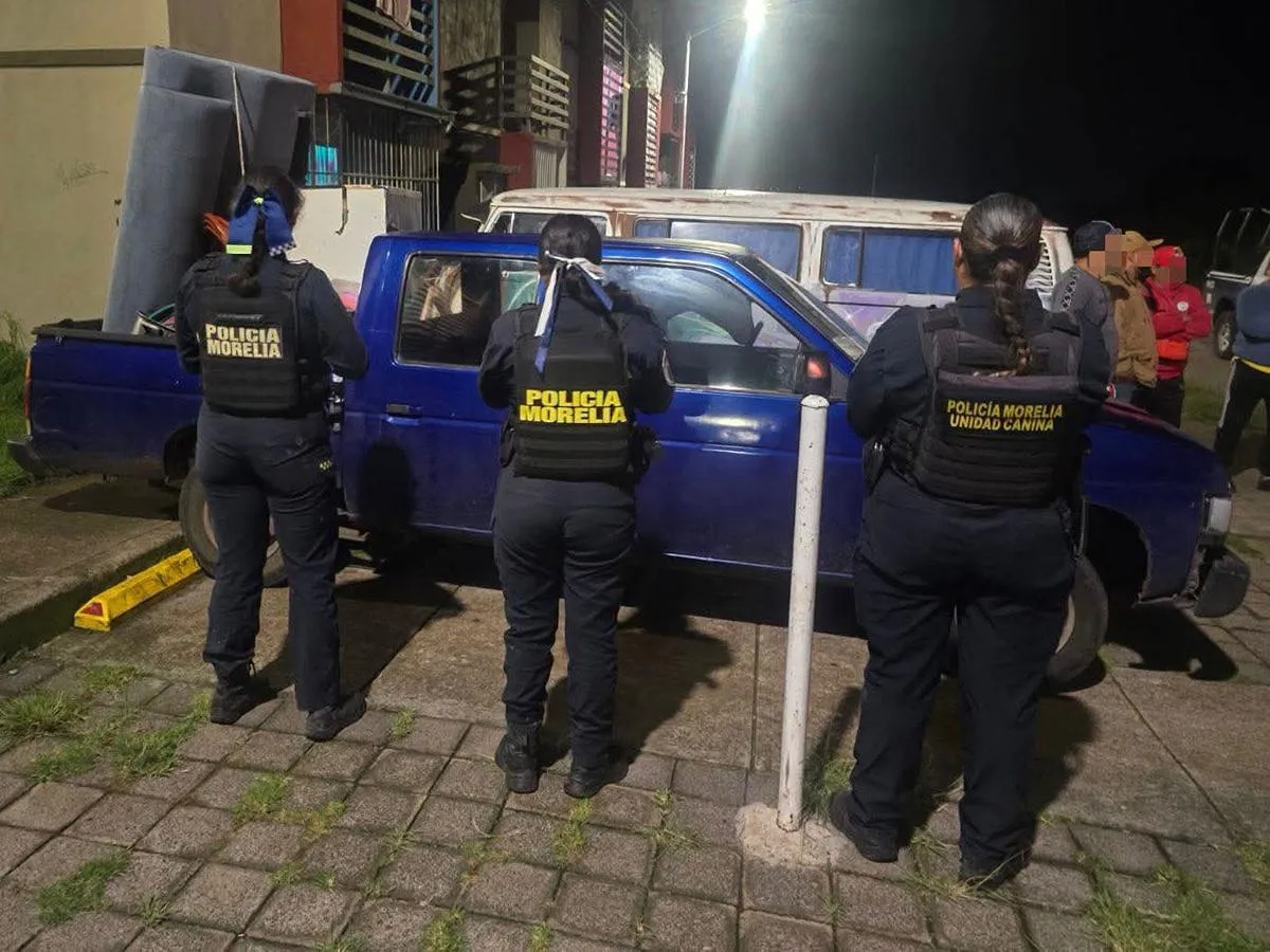 Policía Morelia recupera camioneta con reporte de robo en Campo Nubes