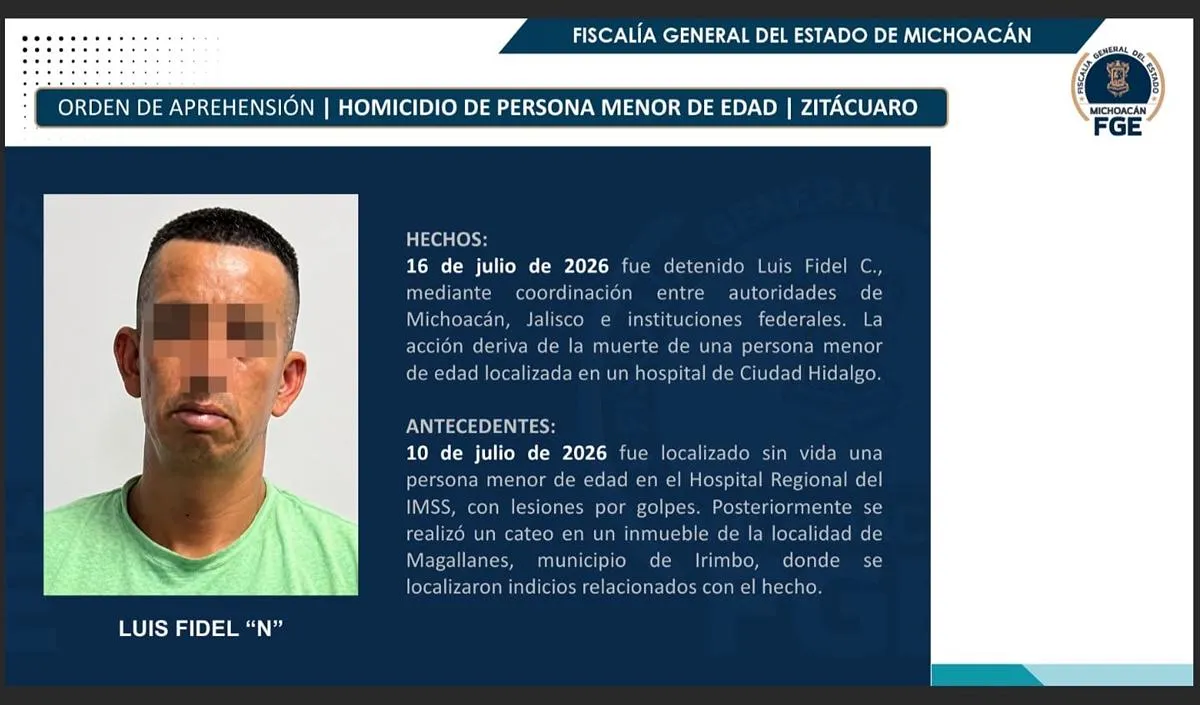 proceso homicidio niño 3 años prisión preventiva