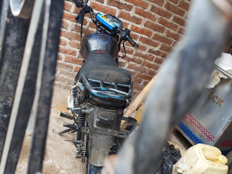 Recuperan motocicleta con reporte de robo en Jiquilpan