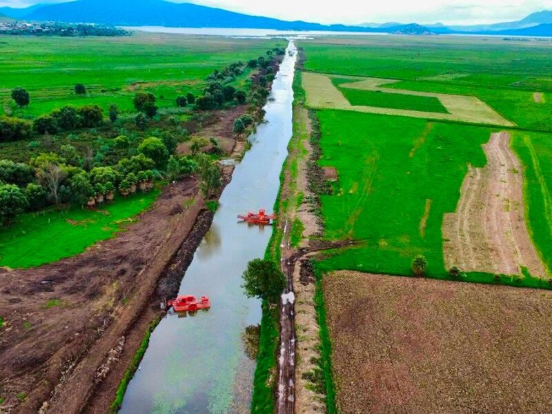 rehabilitación canal Erongarícuaro kilómetros navegación