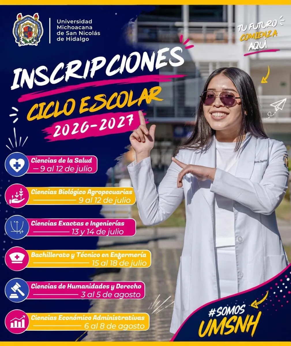 ¿Resultaste promovido en el examen de admisión de la UMSNH 2026? Es tiempo de inscribirte-1