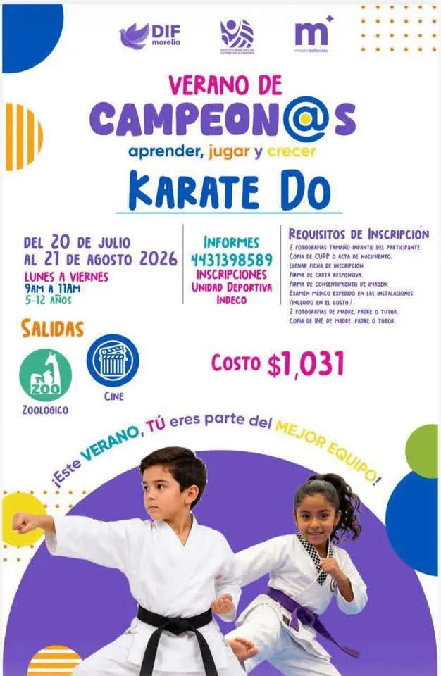 Verano de Campeones opción del IMCUFIDE